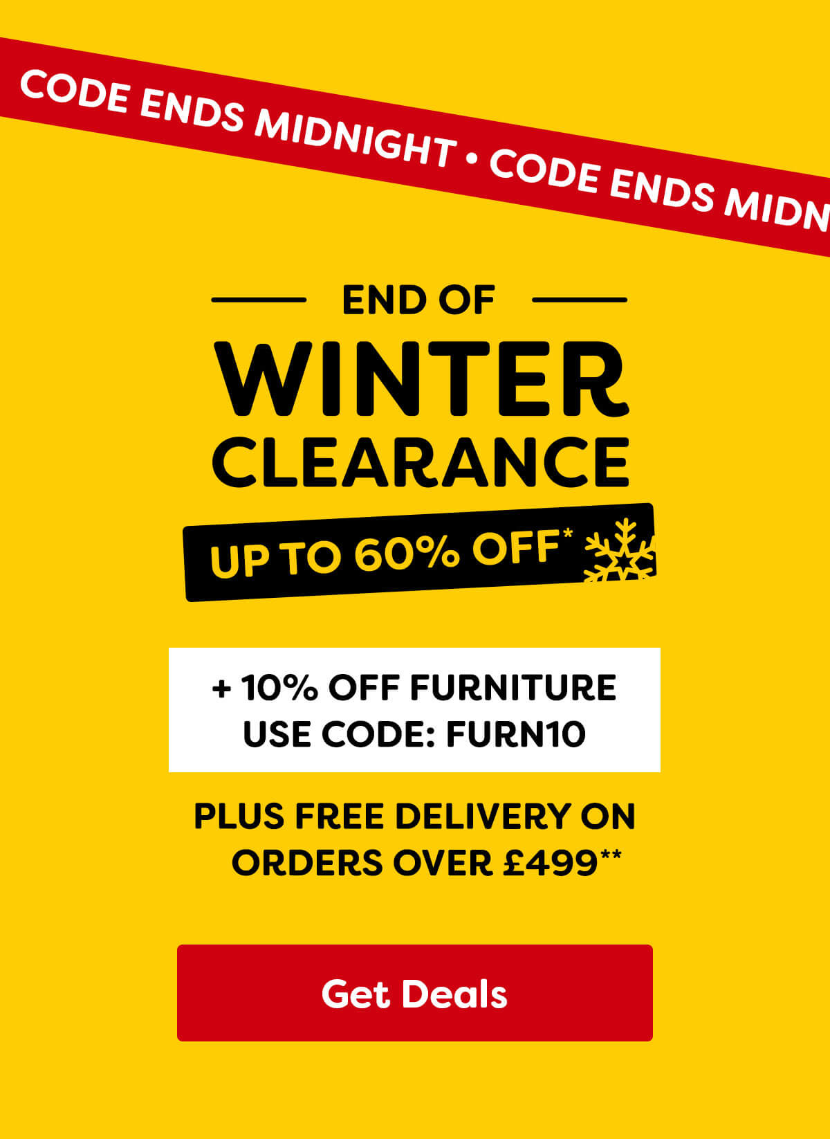 End of Winter Clearance