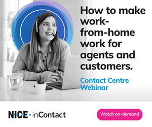 NICE inContact How to Make Work From Home replay box advert