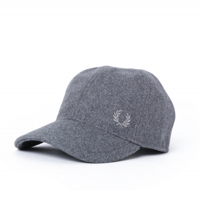 Fred Perry Wool Blend Grey Cap