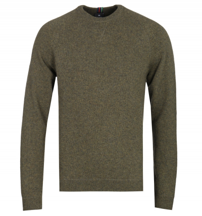 PS Paul Smith Crew Neck Military Green Sweater