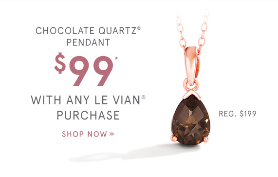 Le Vian Chocolate Quartz Pendant, Only $99 With Any Le Vian Purchase