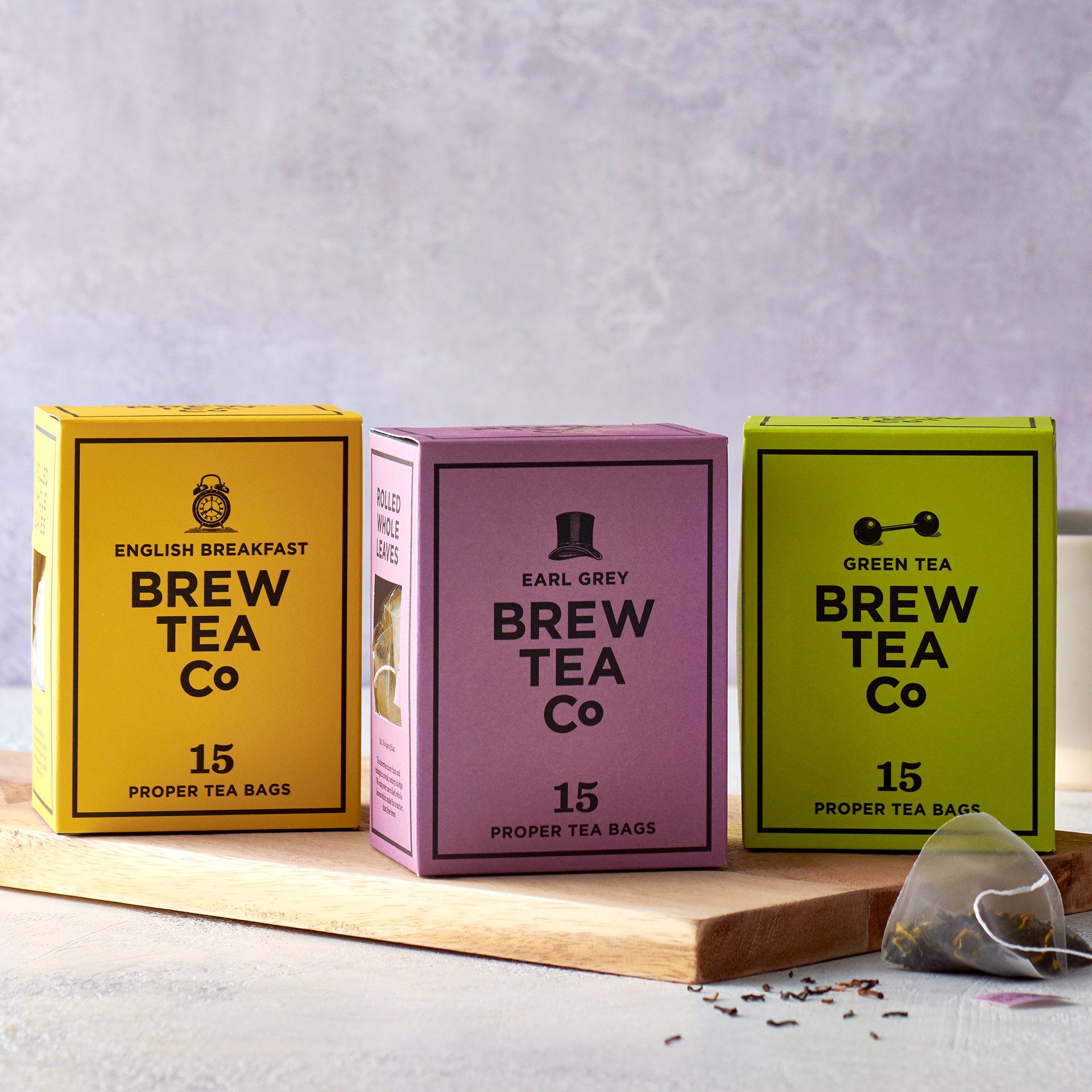 Three boxes of Brew Tea proper tea bags