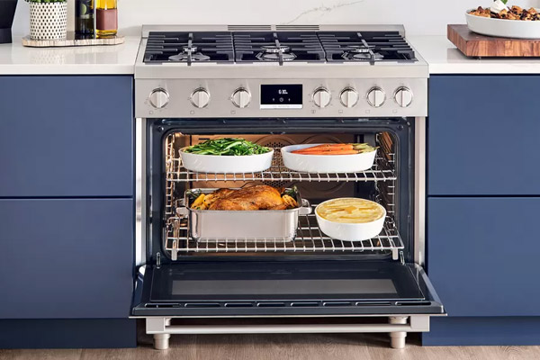 36 inch Stainless Steel Industrial-Style Gas Range
