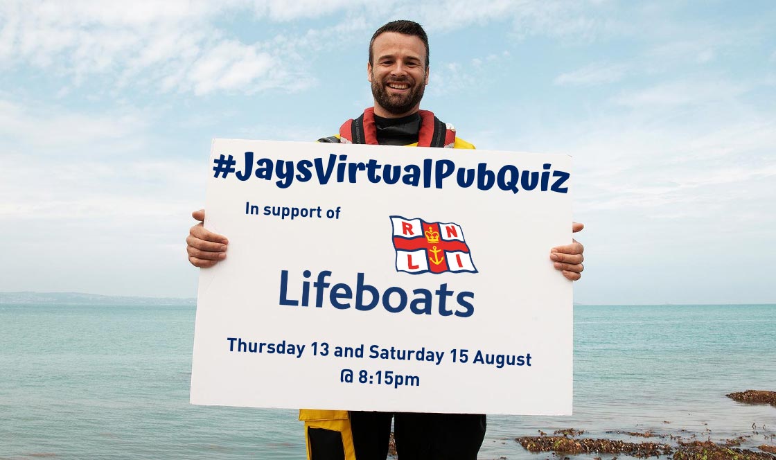 The biggest online pub quiz has selected the RNLI as their chosen charity! Credit: RNLI