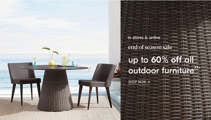 up to 60% off all outdoor furniture