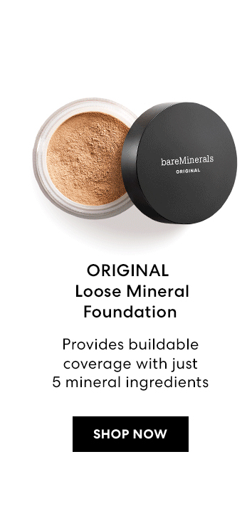 ORIGINAL Loose Mineral Foundation - Provides buildable coverage with just 5 mineral ingredients - Shop Now