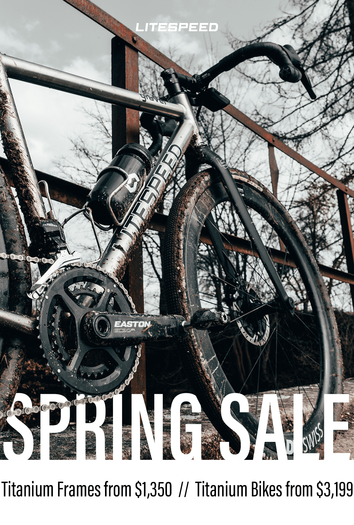 Savings ending! Titanium frames on sale from $1,350 and bikes from $3,199. Shop now!