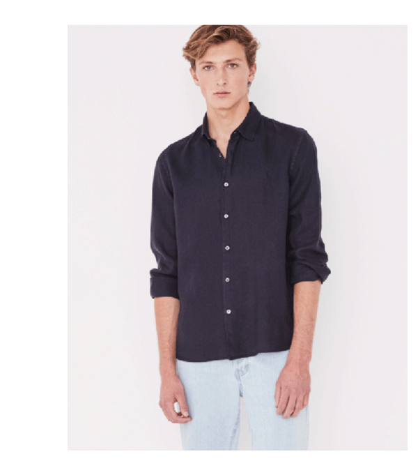 Casual Long Sleeve Shirt True Navy | Assembly Label