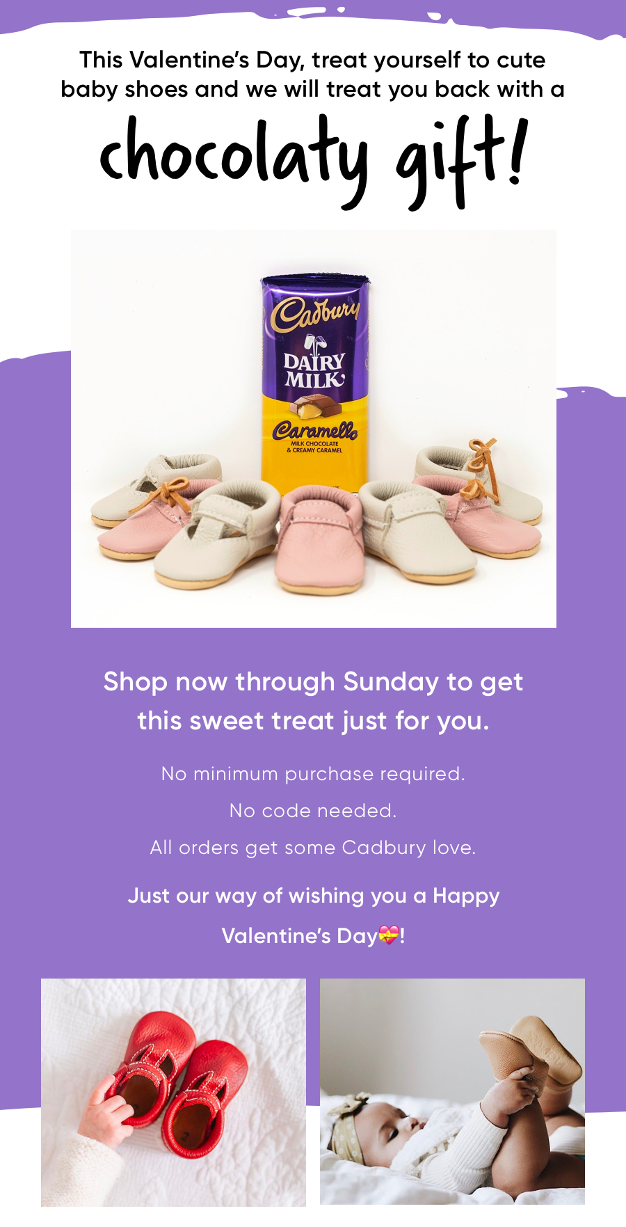There's nothing better than buying cute shoes and getting Free Chocolate!