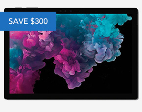Microsoft Surface Pro 6 12.3 Black 256GB i5 Tablet Computer
