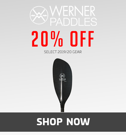 Werner Paddles 20% Off Select 2019/20 Gear