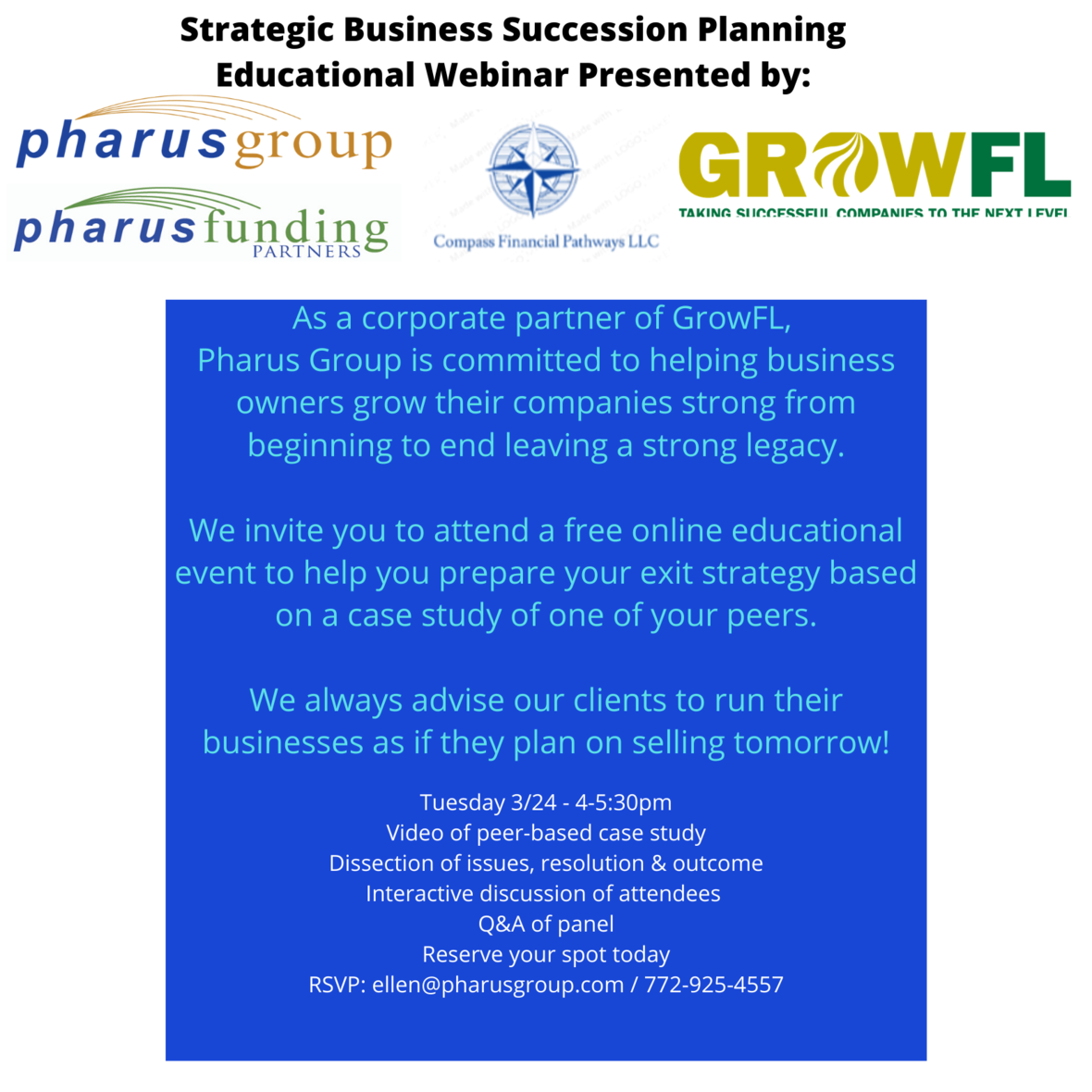 March 24 Webinar - Succession planning