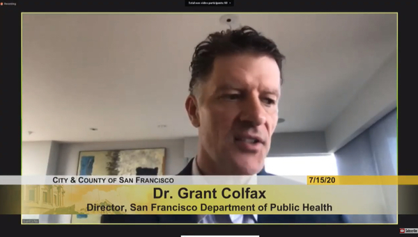 Dr. Grant Colfax, director of health.