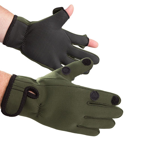 Neoprene Fold Back Fishing Gloves - From ?3.99