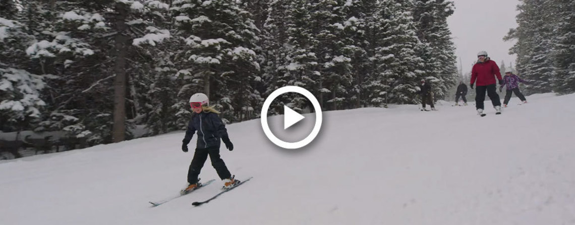 skiing video image