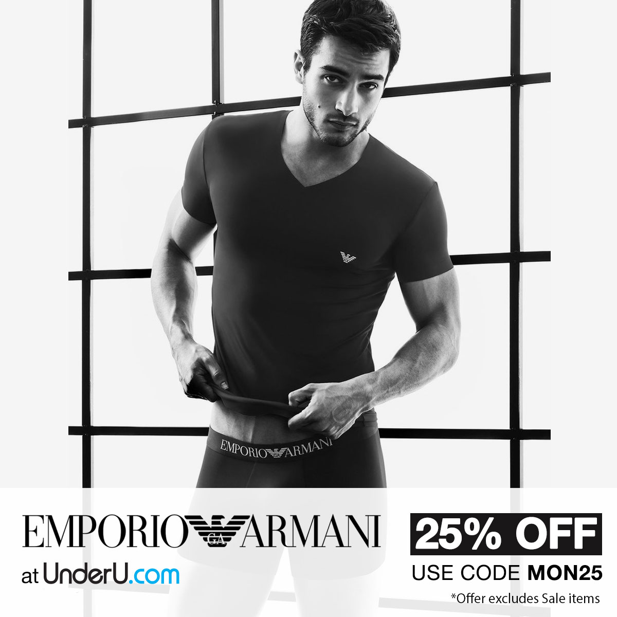 25% off all EMPORIO ARMANI orders this week. MON25 code.
