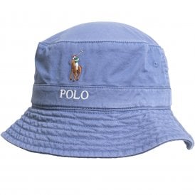 Bucket Hat, Royal Blue w/ multi pp