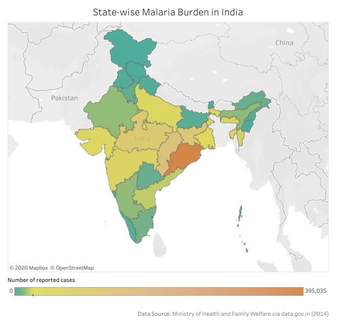 malaria map