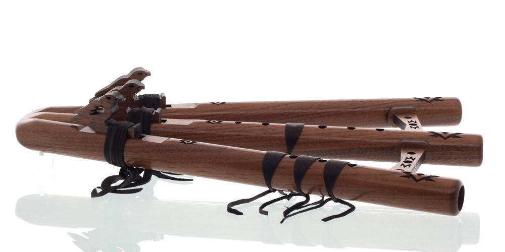 Triple Flute - Walnut