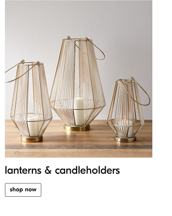 lanterns & candleholders
