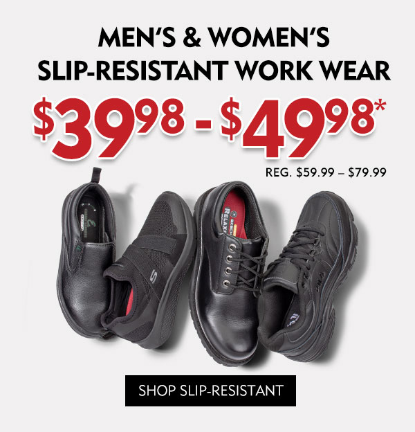 Men''s and Women''s Slip Resistant Work Wear. Shop Slip Resistant