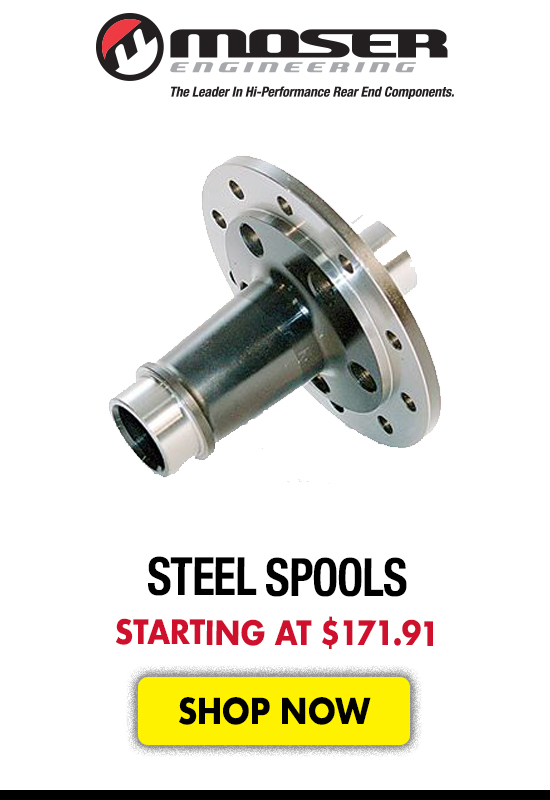 Moser Engineering Steel Spools - Starting at $171.91