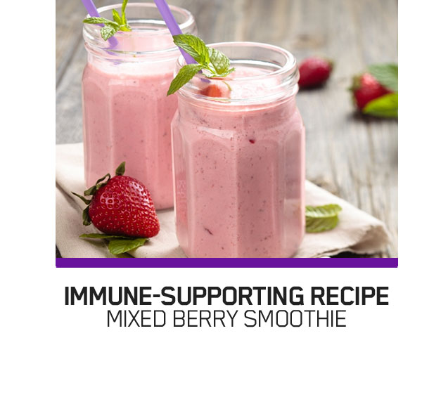 Immune-Supporting Recipe Mixed Berry Smoothie
