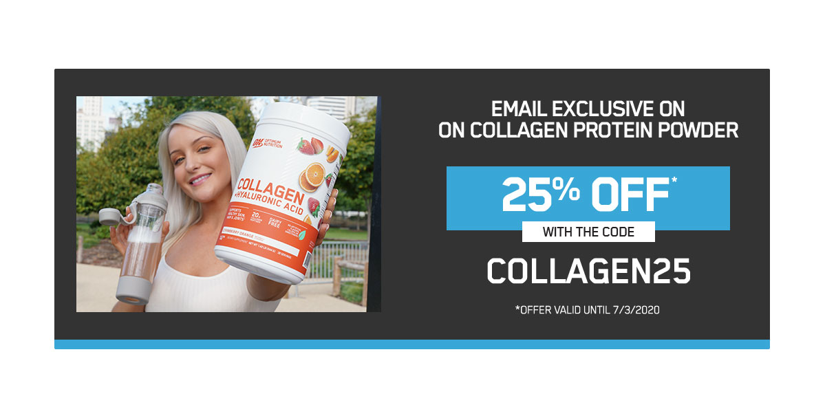 Email Exclusive On ON Collagen Protein Powder 25% Off With The Code COLLAGEN25