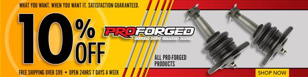 Save 10% on All Proforged Products