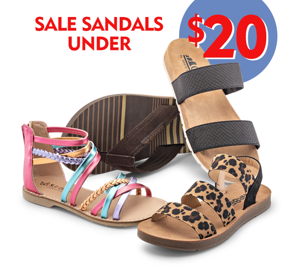 Sale Sandals under $20