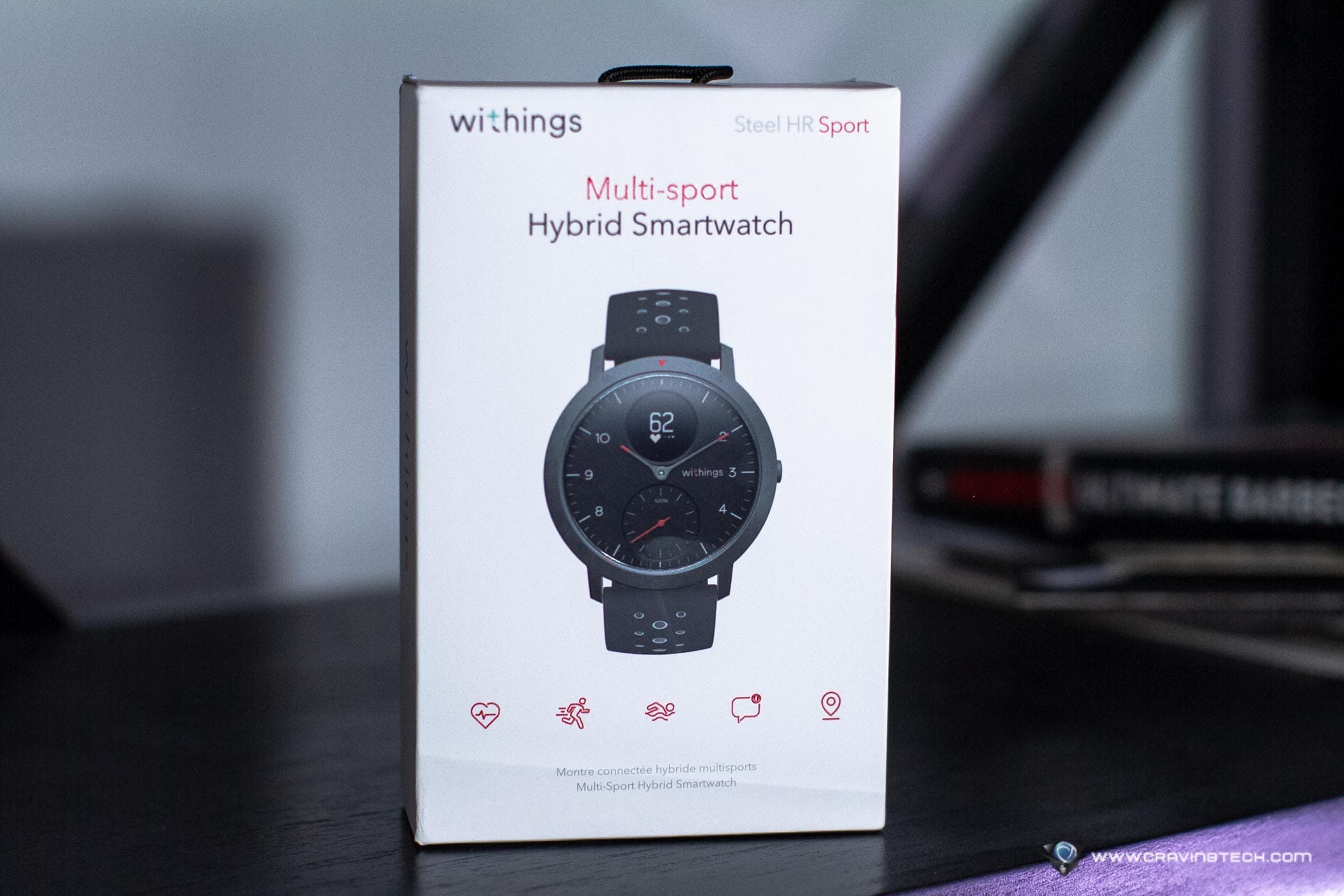 A fine looking hybrid smartwatch - Withings Steel HR Sport Review