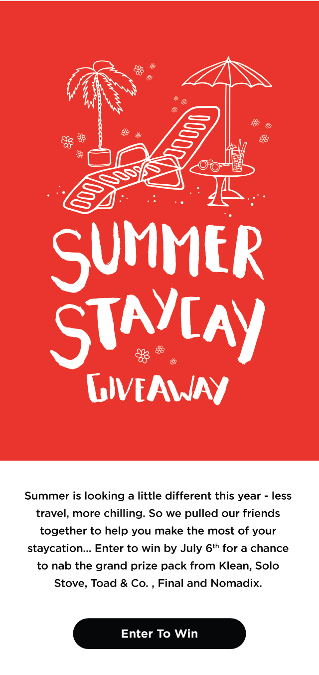 Summer Staycay Giveaway