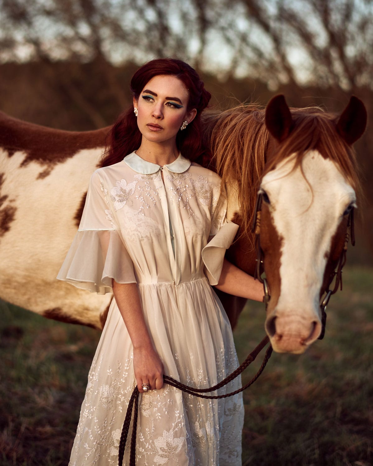 David Kasyanyuk Woman and Horse Portrait