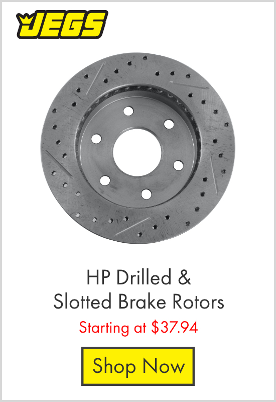 JEGS HP Drilled & Slotted Brake Rotors - Starting at $37.94