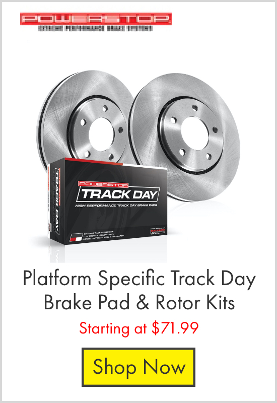 Power Stop Platform Specific Track Day Brake Pad & Rotor Kits - Starting at $71.99