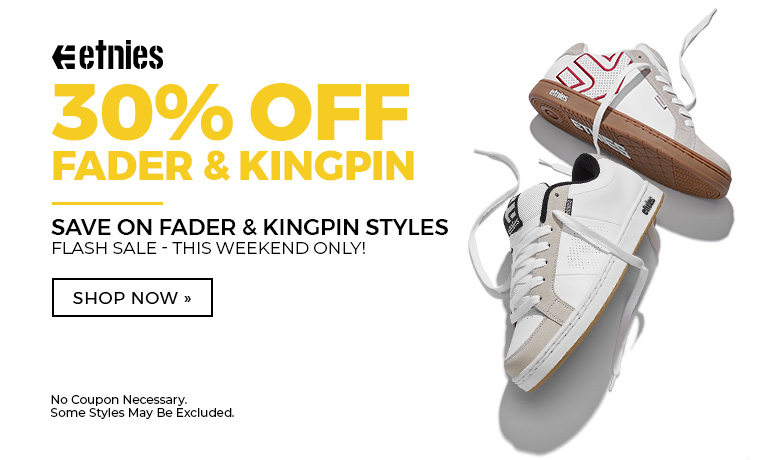 Kingpin & Fader Flash Sale