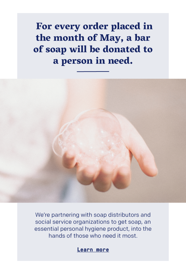 Soap Donation Initiative