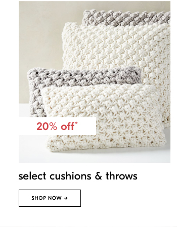 SELECT CUSHIONS AND THROWS