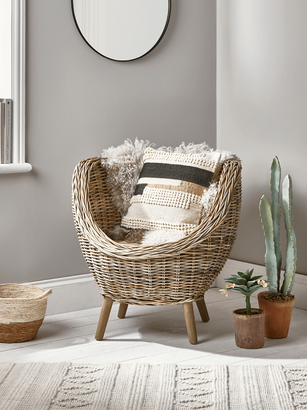 Round Rattan Tub Chair