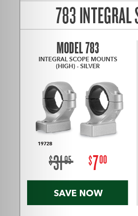 Clearance Special - 783 Integral Scope Mounts