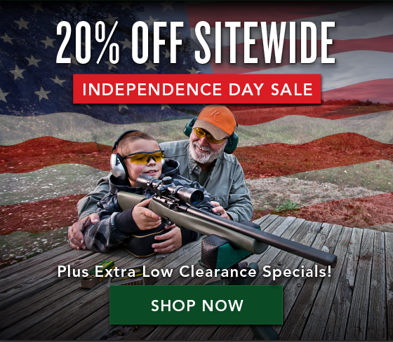 Independence Day Sale - 20% off Sitewide Plus Extra Low Clearance Specials!