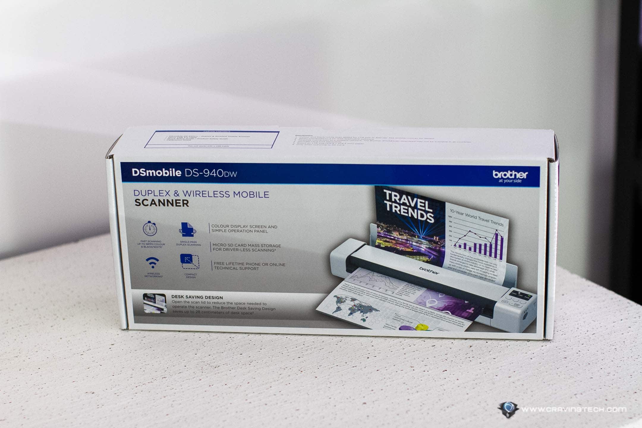 This portable scanner comes with auto Duplex scanning! Brother Portable Document Scanner DS-940DW Review