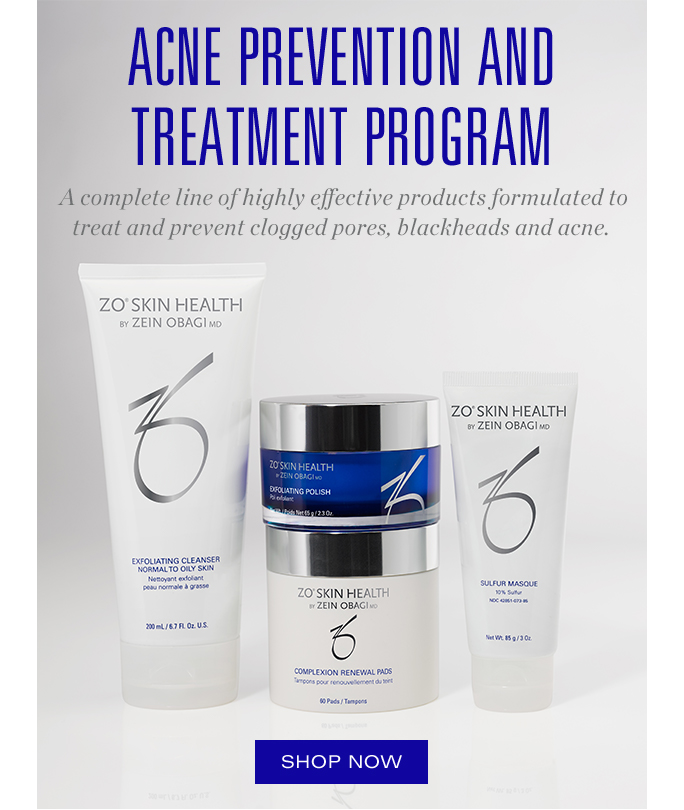ACNE Prevention and TREATMENT PROGRAM - A complete line of highly effective products formulated to treat and prevent clogged pores, blackheads and acne. - Shop Now.