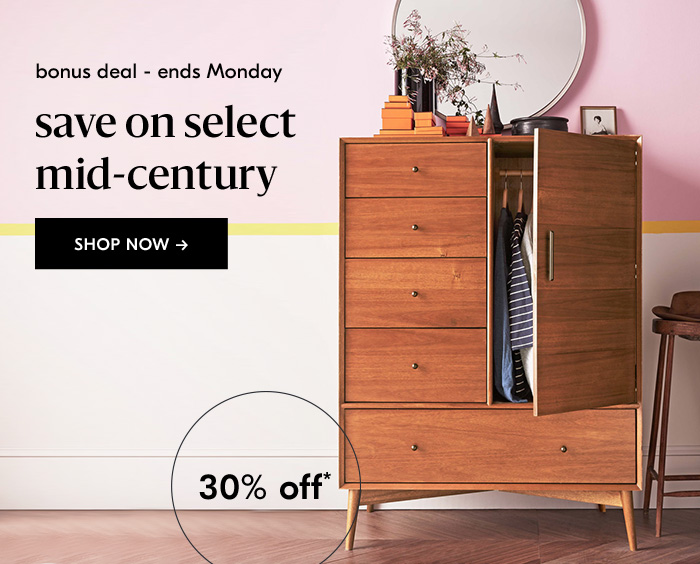 save on select mid-century