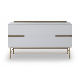 Sleek - Contemporary Two Door Low Sideboard With Various Colour Options