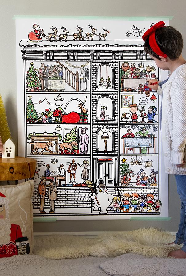 Christmas Special GIANT Coloring Poster