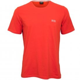 Luxe Jersey Crew-Neck T-Shirt, Deep Orange
