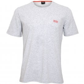 Luxe Jersey Crew-Neck T-Shirt, Pastel Grey Melange