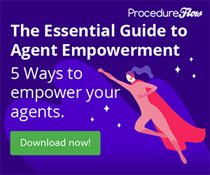Procedureflow agent empowerment Advert