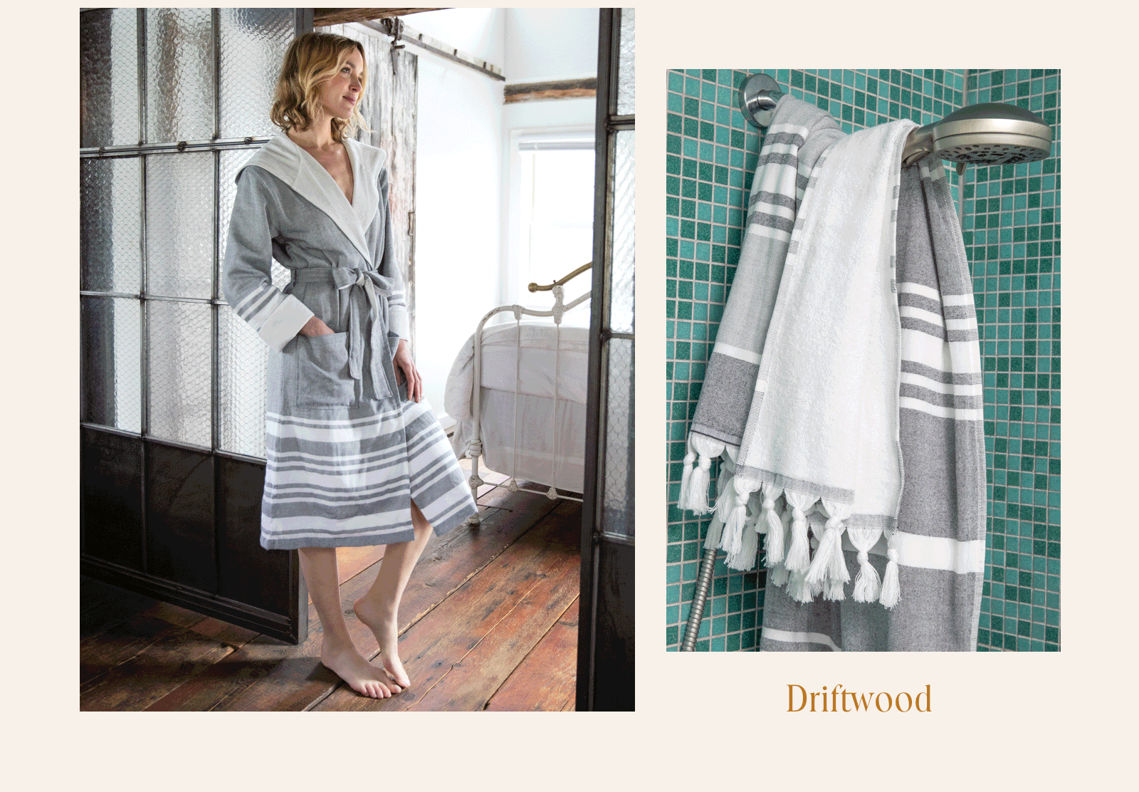 Shop our new hammam towels, robes, and beach blankets!